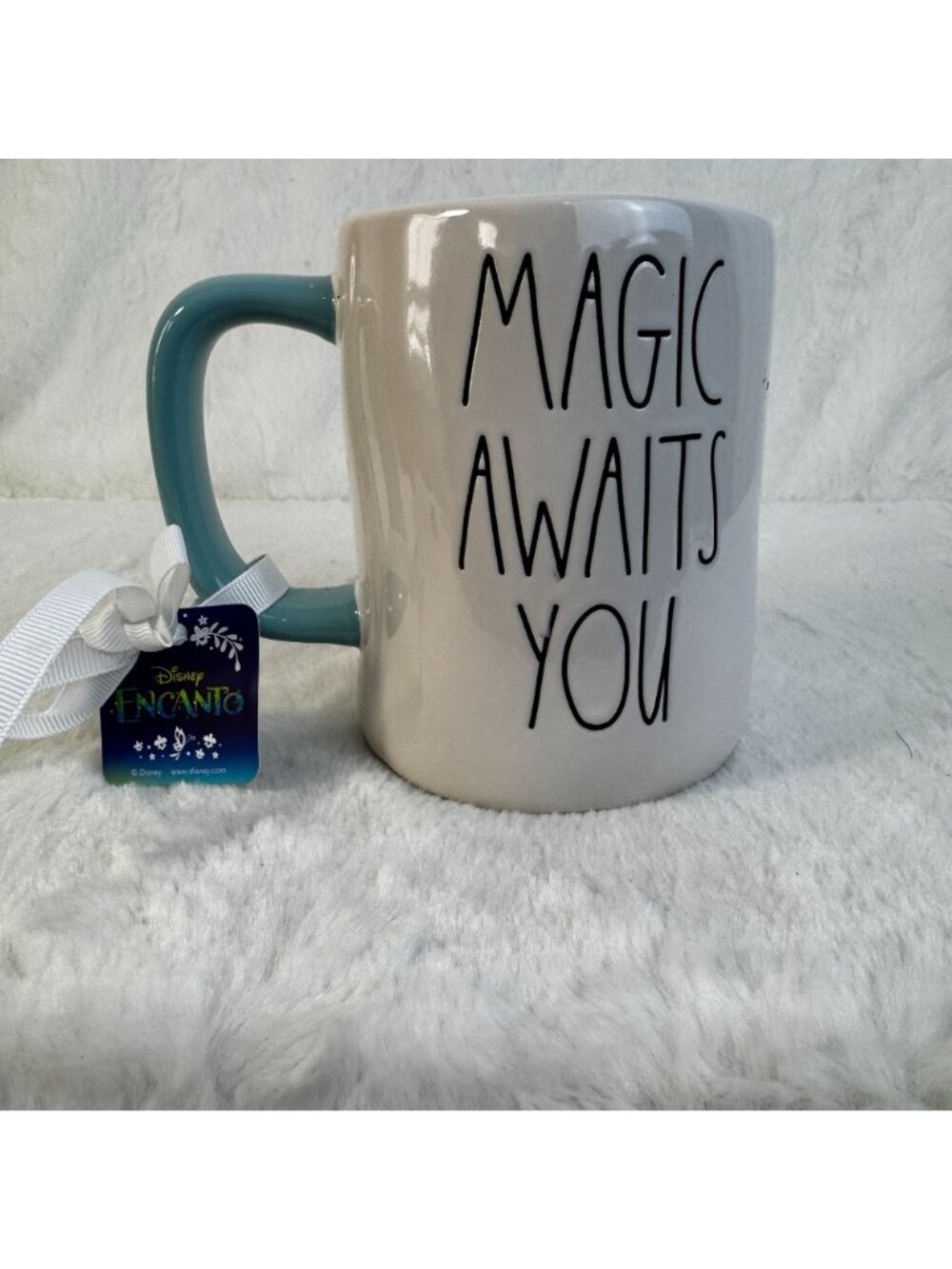 Disney Encanto Magic Awaits You Rae Dunn Artisan Ceramic Coffee Cup Tea Mug NWT - Picture 3 of 8